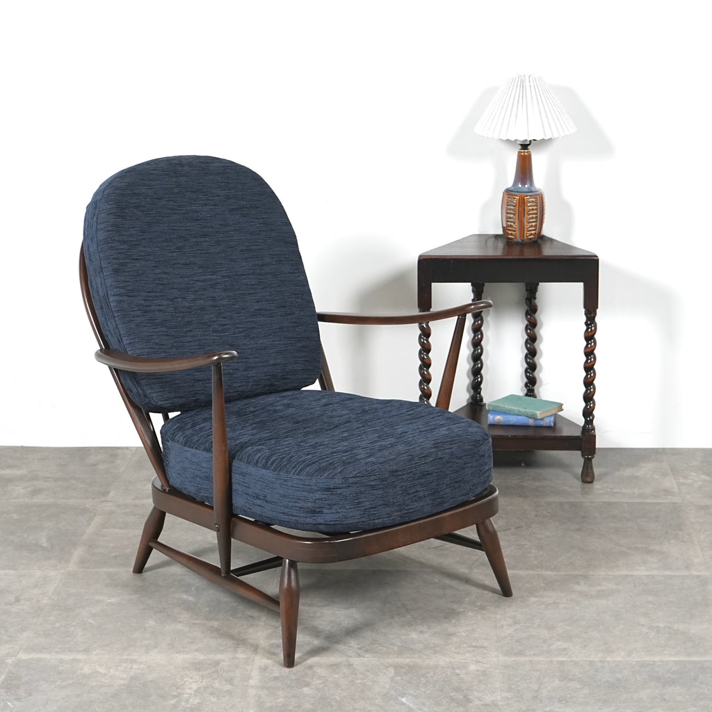 【ERCOL】ヴィンテージ 1Pソファ(イージーチェア)【張替済】