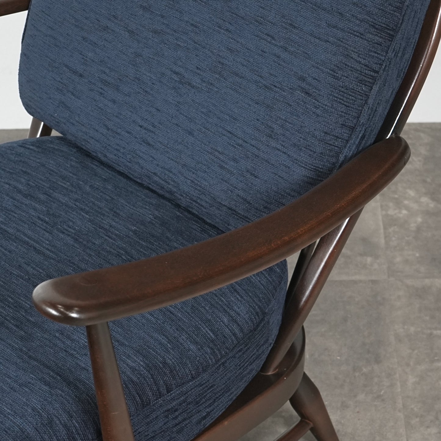 【ERCOL】ヴィンテージ 1Pソファ(イージーチェア)【張替済】