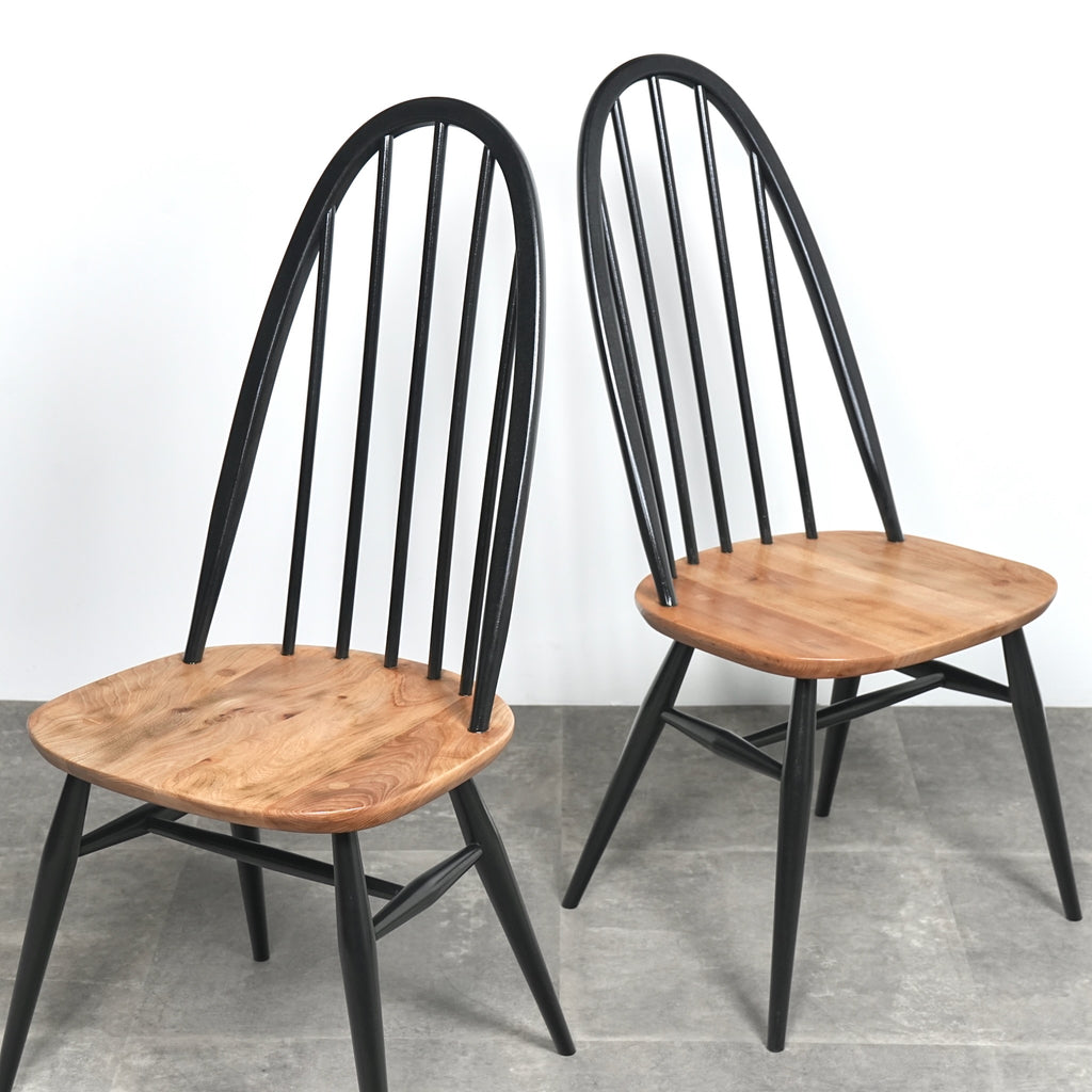 【ERCOL】ヴィンテージ クエーカーチェア(バイカラー)