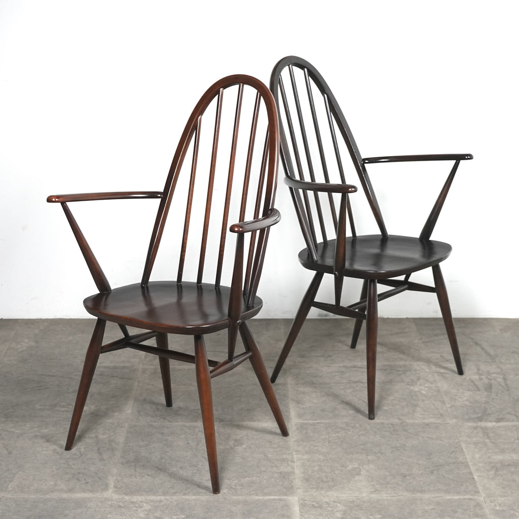 【ERCOL】ヴィンテージ クエーカー アームチェア(オールドコロニアル)