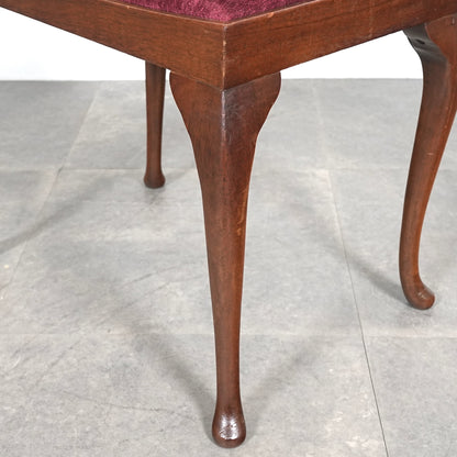 英国クラシック ヴィンテージ スツール【張替済】