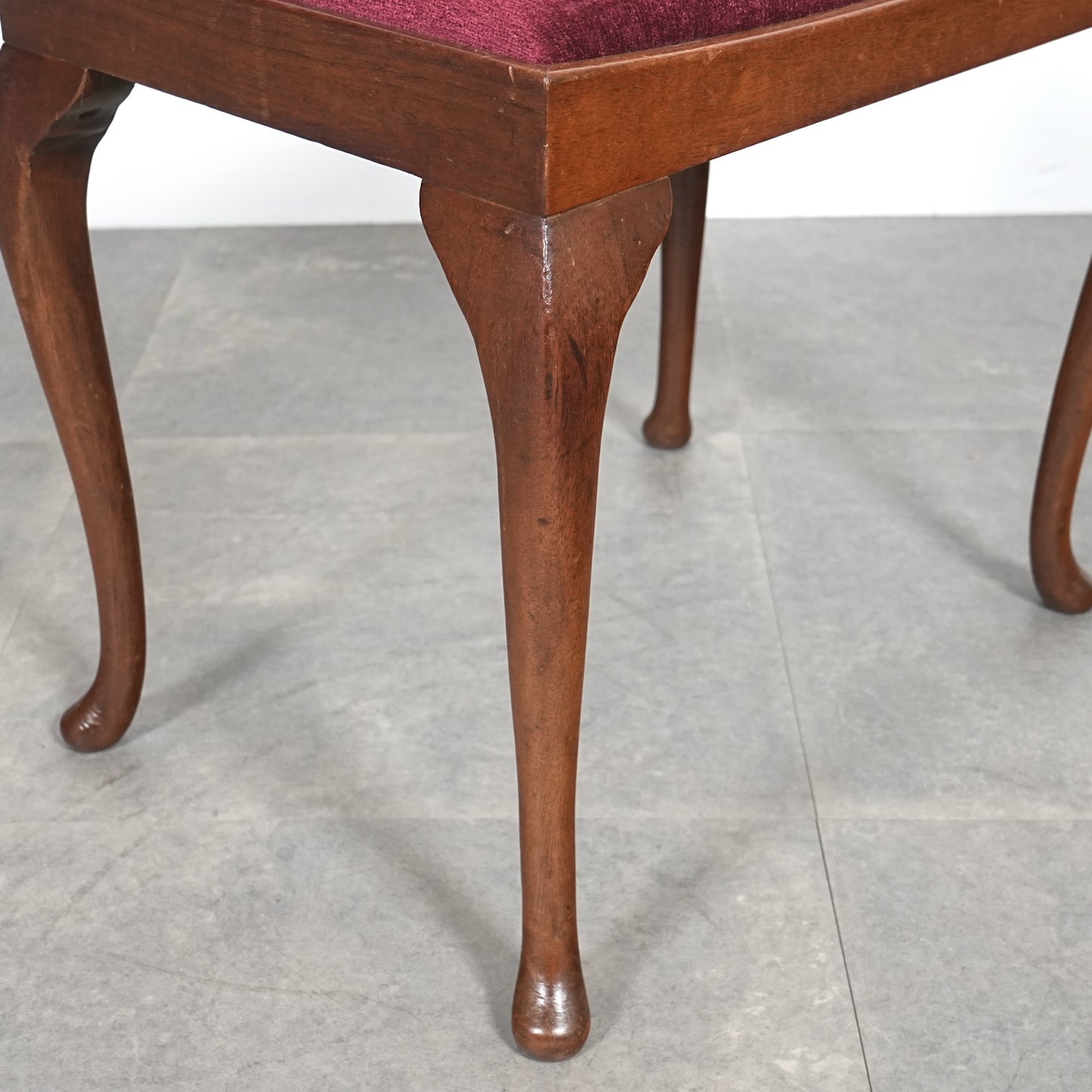 英国クラシック ヴィンテージ スツール【張替済】