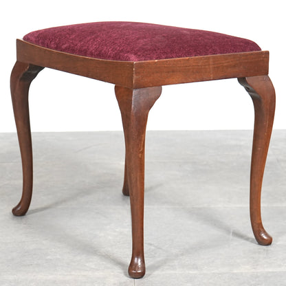 英国クラシック ヴィンテージ スツール【張替済】