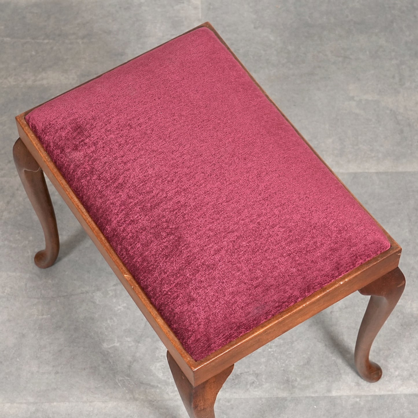 英国クラシック ヴィンテージ スツール【張替済】