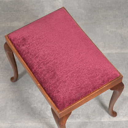 英国クラシック ヴィンテージ スツール【張替済】