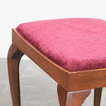 英国クラシック ヴィンテージ スツール【張替済】