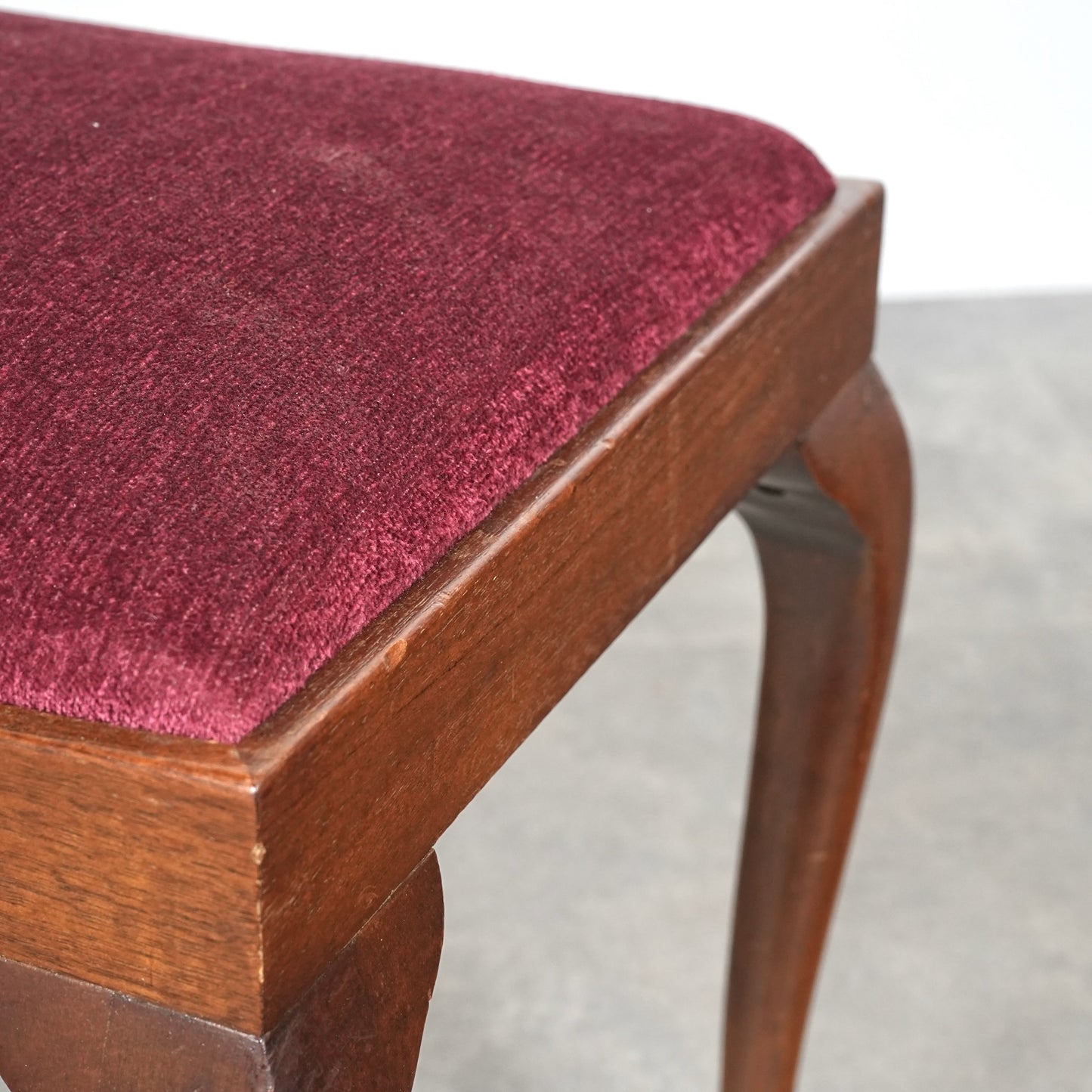 英国クラシック ヴィンテージ スツール【張替済】