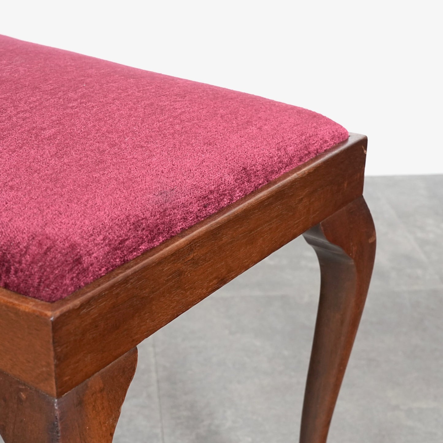 英国クラシック ヴィンテージ スツール【張替済】