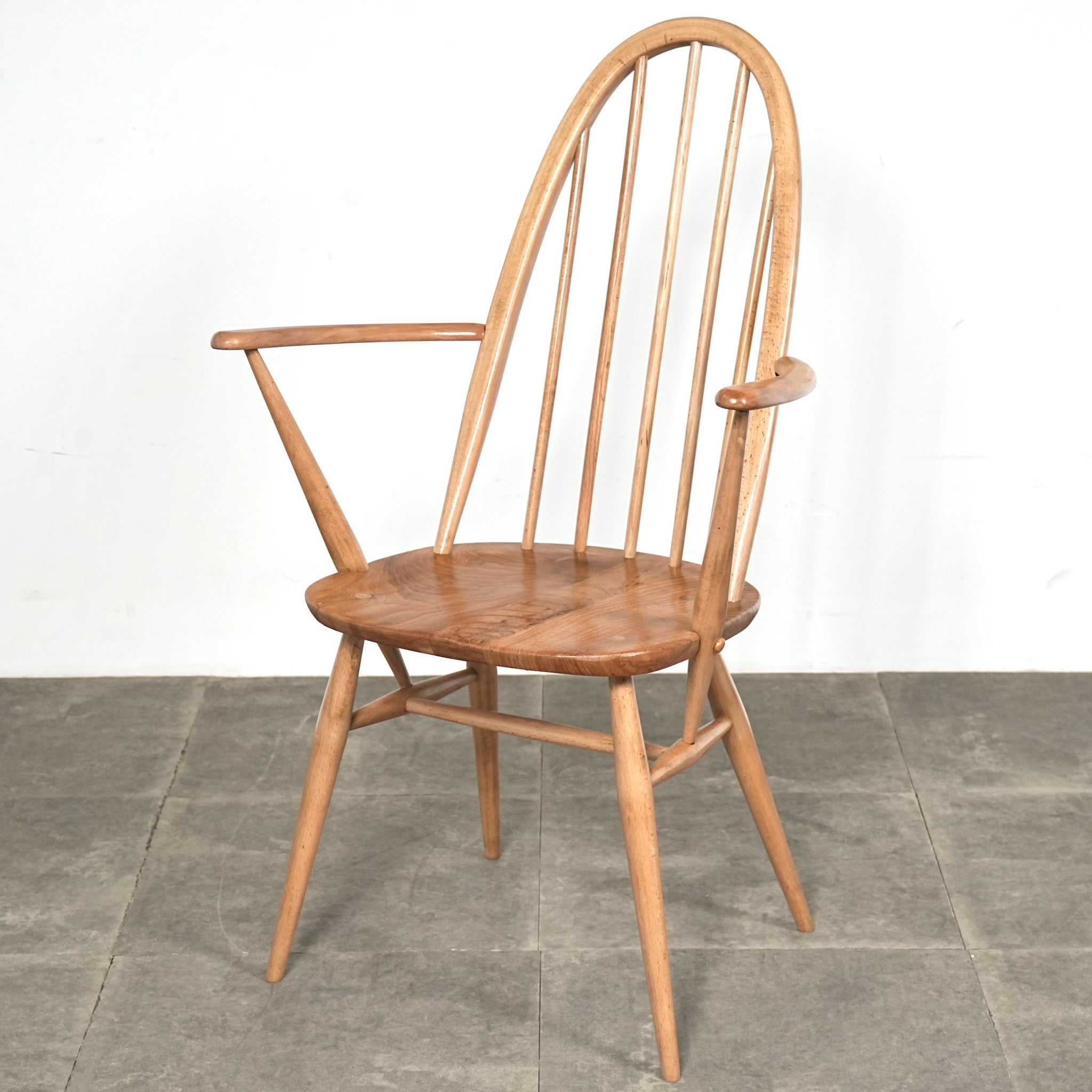 ercol クエーカーチェア 木製 英国 アームチェア 家具 W086 ERCOL】ヴィンテージ クエーカー アームチェア(メープル) – TIME