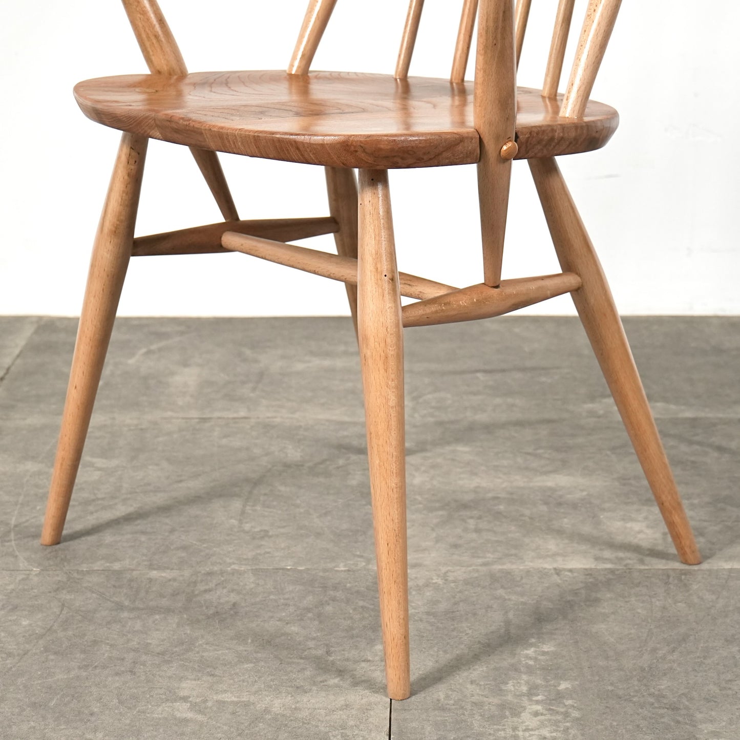 【ERCOL】ヴィンテージ クエーカー アームチェア(メープル)