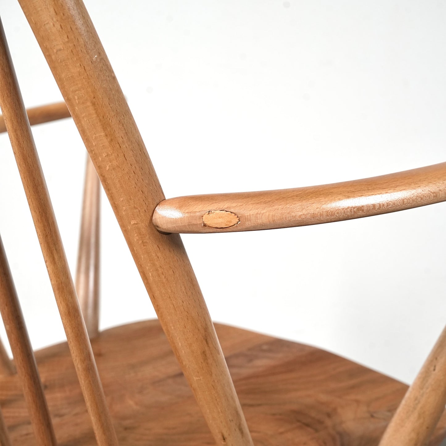 【ERCOL】ヴィンテージ クエーカー アームチェア(メープル)