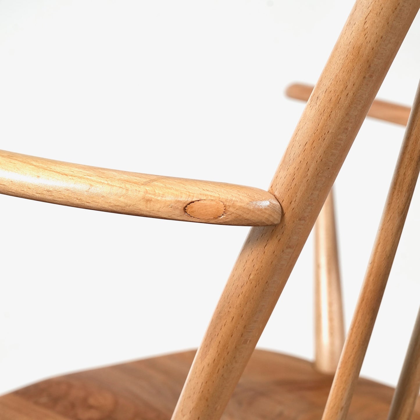 【ERCOL】ヴィンテージ クエーカー アームチェア(メープル)