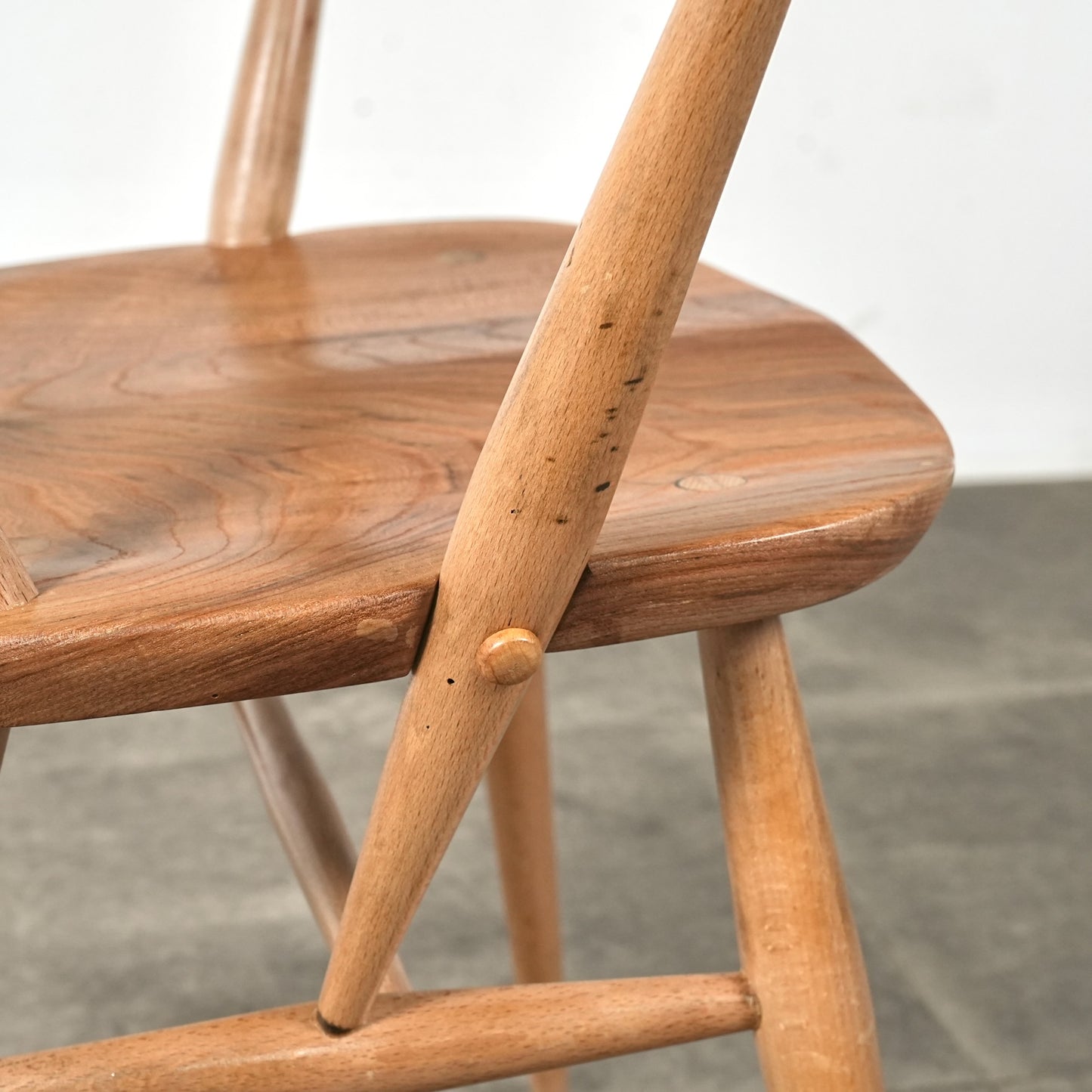 【ERCOL】ヴィンテージ クエーカー アームチェア(メープル)