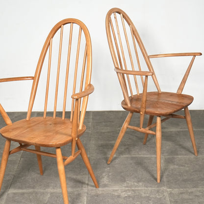 【ERCOL】ヴィンテージ クエーカー アームチェア(メープル)
