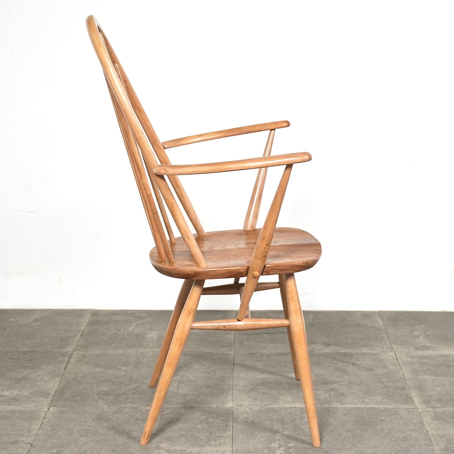 【ERCOL】ヴィンテージ クエーカー アームチェア(メープル)