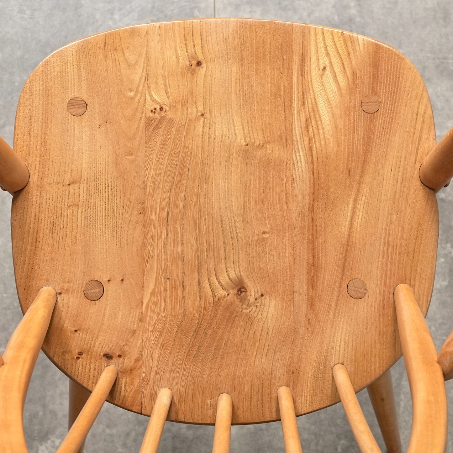 【ERCOL】ヴィンテージ クエーカー アームチェア(メープル)
