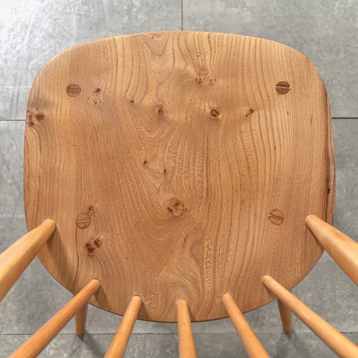 【ERCOL】ヴィンテージ クエーカーチェア(メープル)