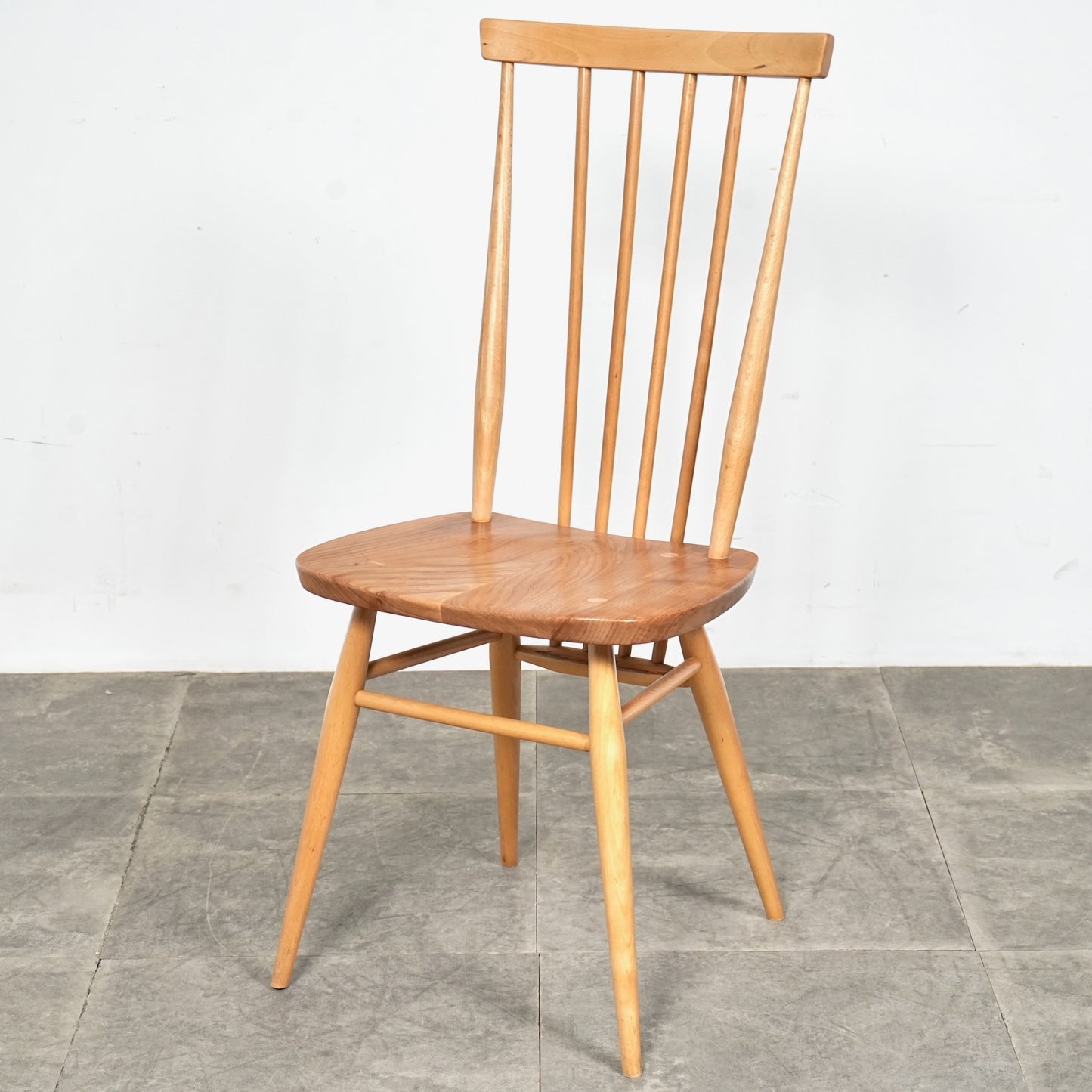 【ERCOL】ヴィンテージ ハイスティックバックチェア(メープル)
