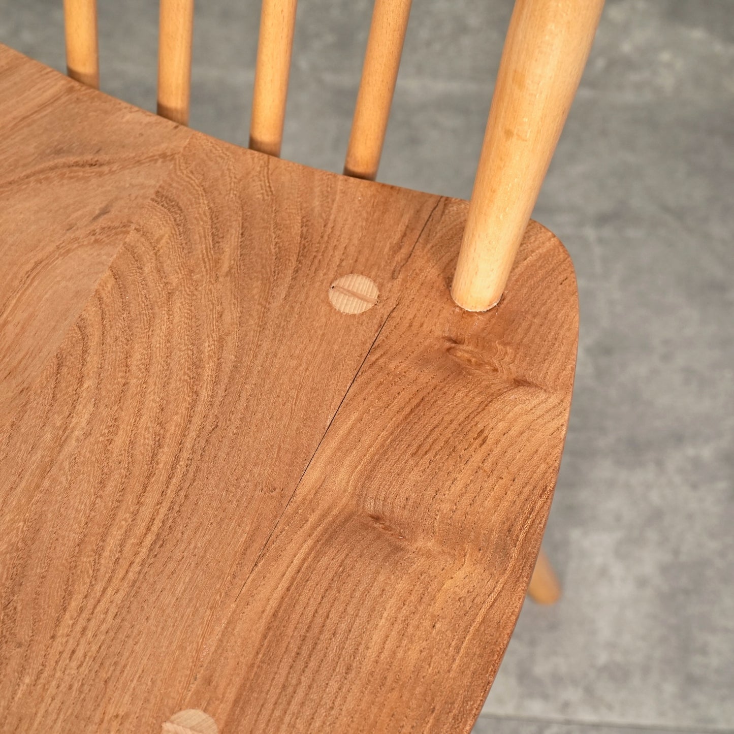 【ERCOL】ヴィンテージ ハイスティックバックチェア(メープル)