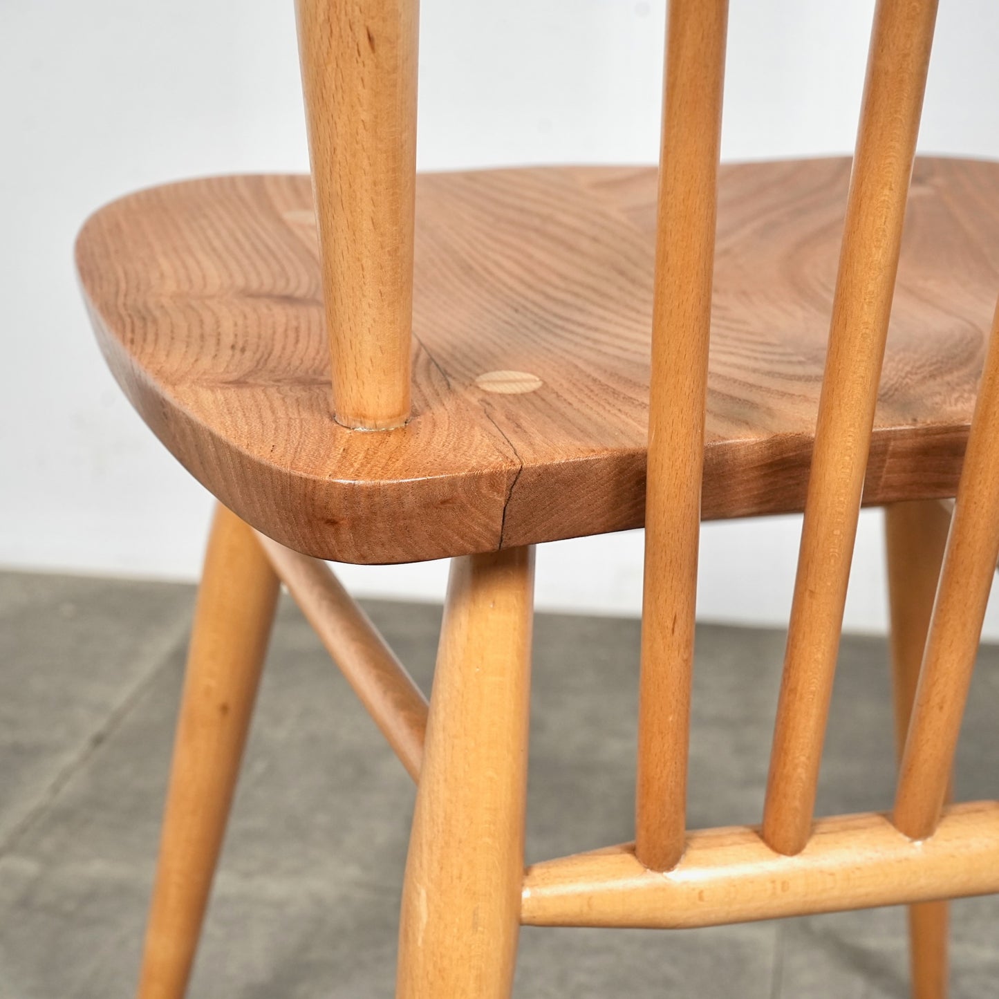 【ERCOL】ヴィンテージ ハイスティックバックチェア(メープル)