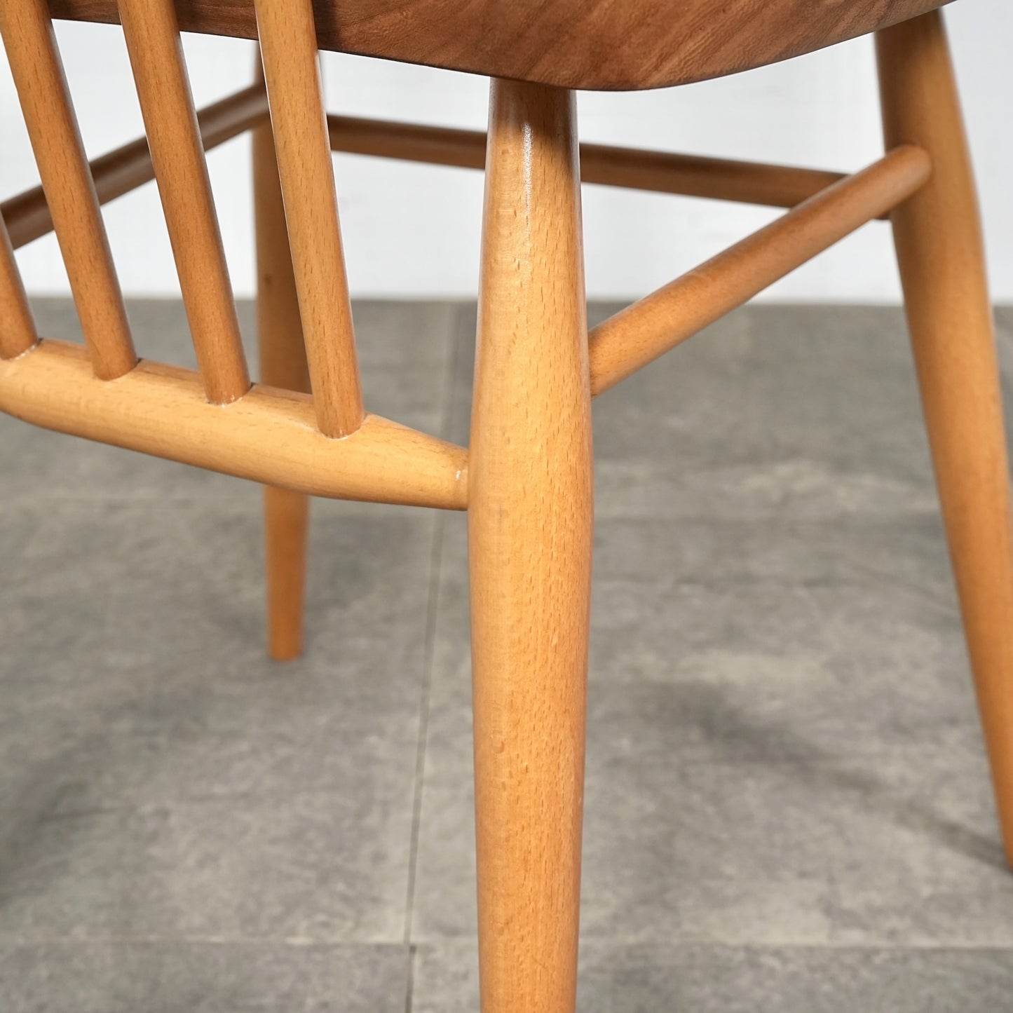 【ERCOL】ヴィンテージ ハイスティックバックチェア(メープル)