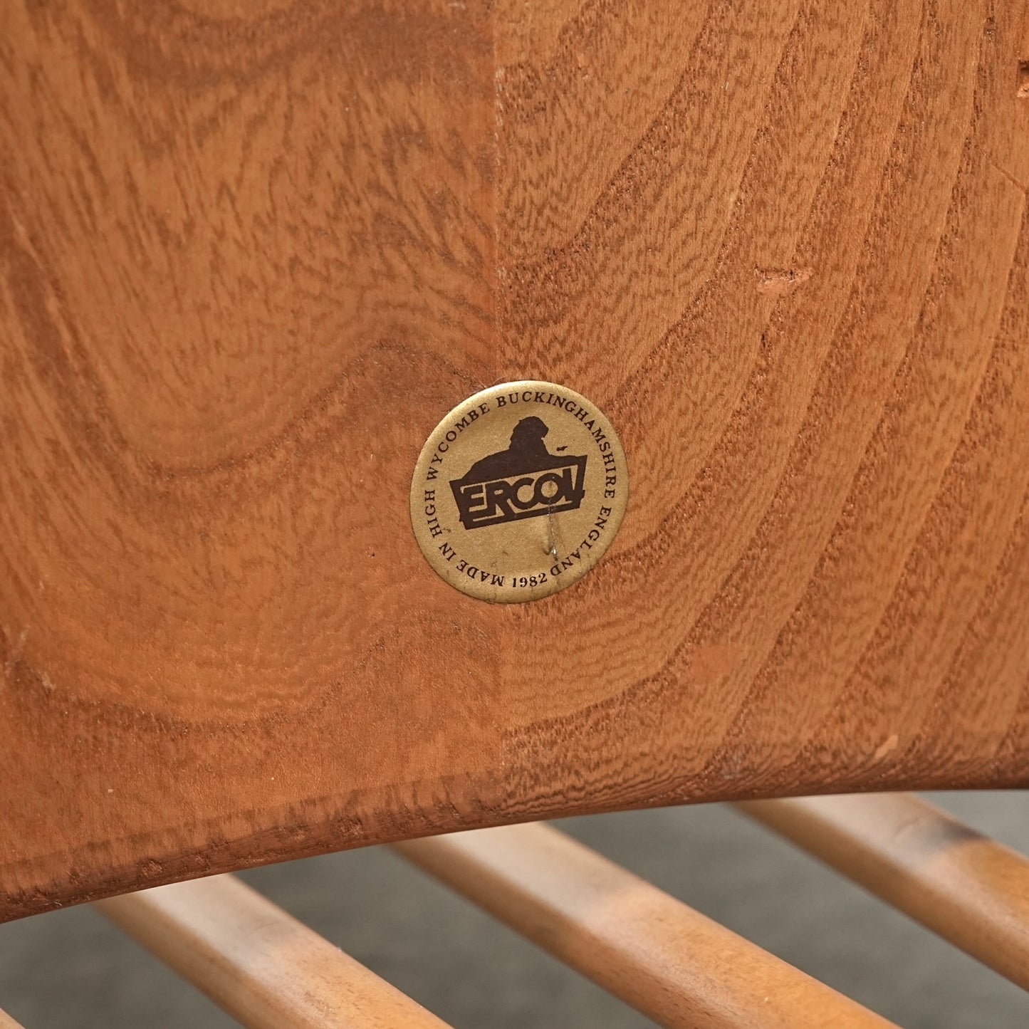 【ERCOL】ヴィンテージ ハイスティックバックチェア(メープル)