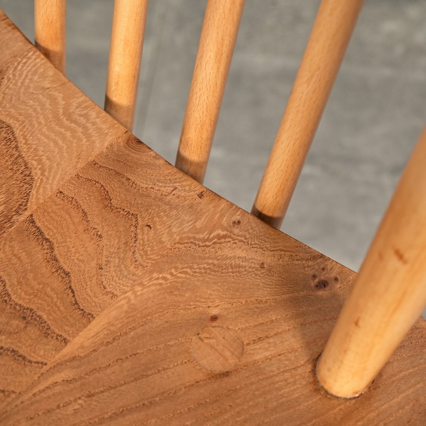 【ERCOL】ヴィンテージ ハイスティックバックチェア(メープル)