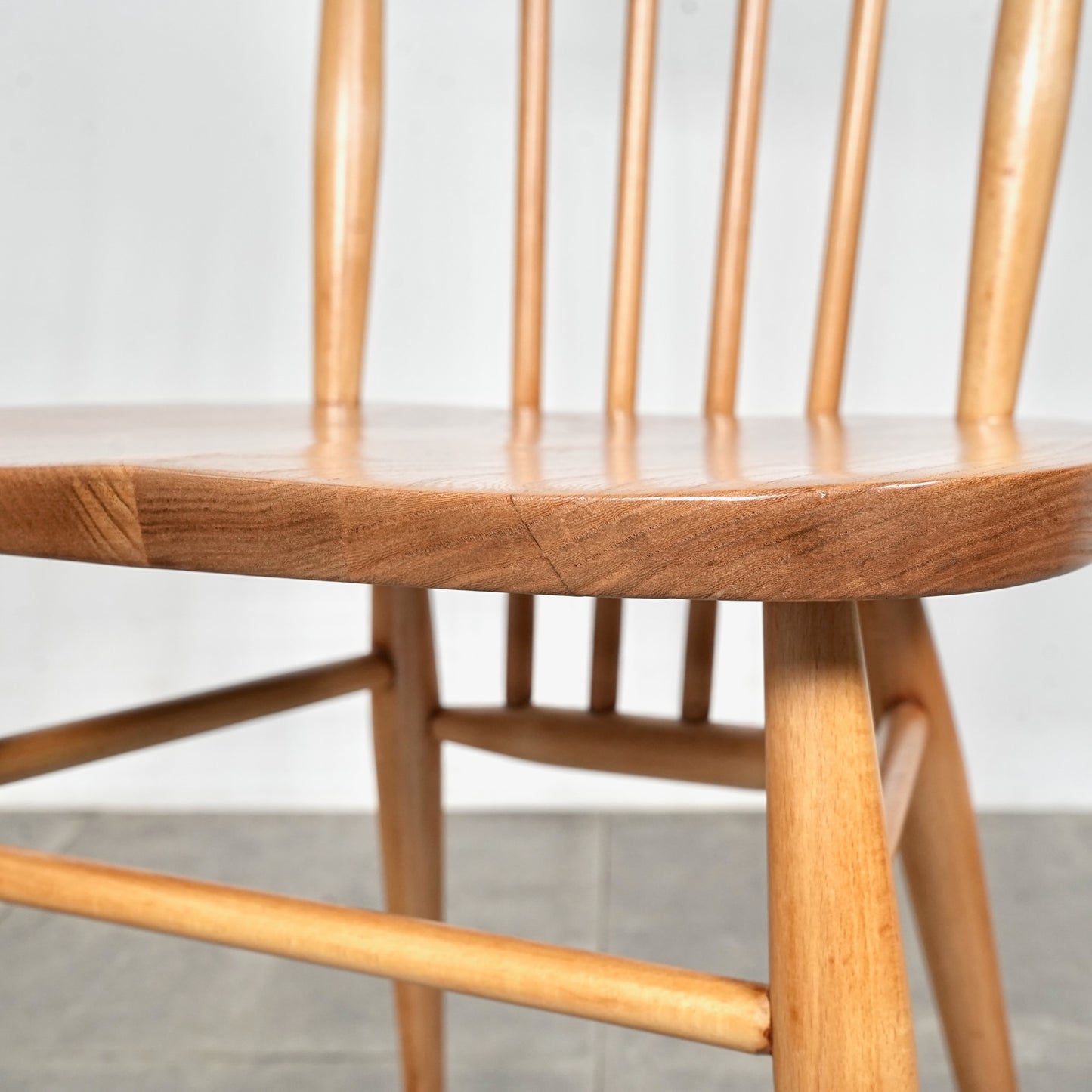 【ERCOL】ヴィンテージ ハイスティックバックチェア(メープル)