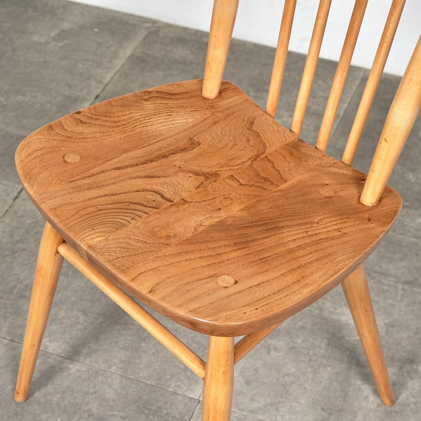 【ERCOL】ヴィンテージ ハイスティックバックチェア(メープル)