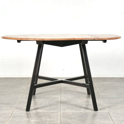 【ERCOL】ヴィンテージ ドロップリーフテーブル(バイカラー)