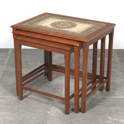 【Mobelfabrikken Toften】タイルトップ ネストテーブル