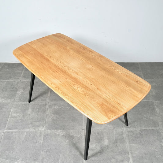 【ERCOL】ヴィンテージ レクタングルテーブル(バイカラー)