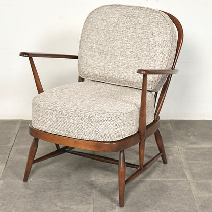 【ERCOL】ヴィンテージ 1Pソファ(イージーチェア)【張替済】