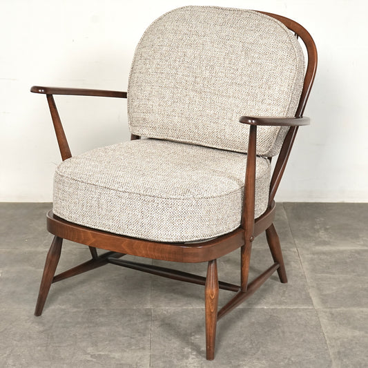 【ERCOL】ヴィンテージ 1Pソファ(イージーチェア)【張替済】