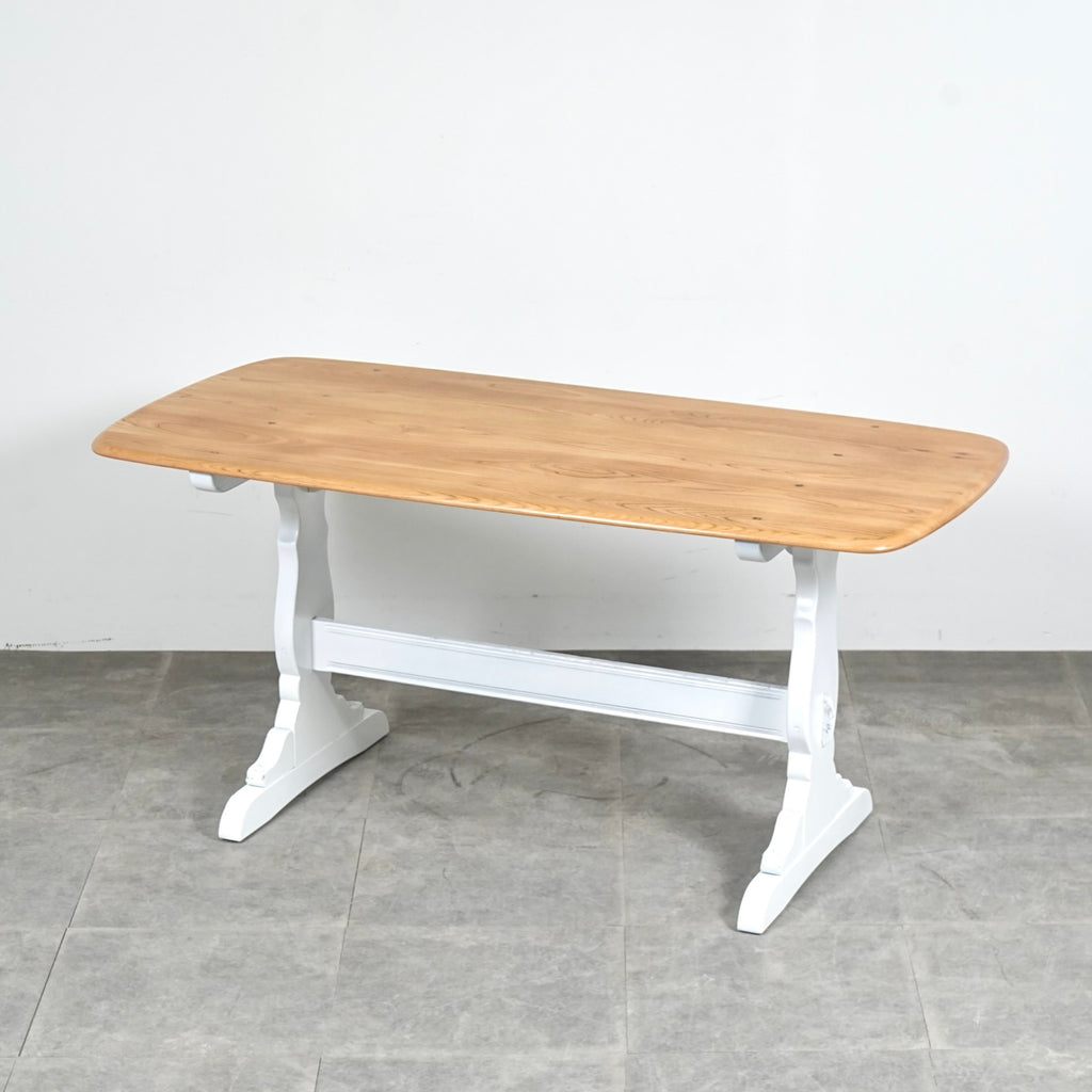 【ERCOL】ヴィンテージ レクタングルテーブル(バイカラー)
