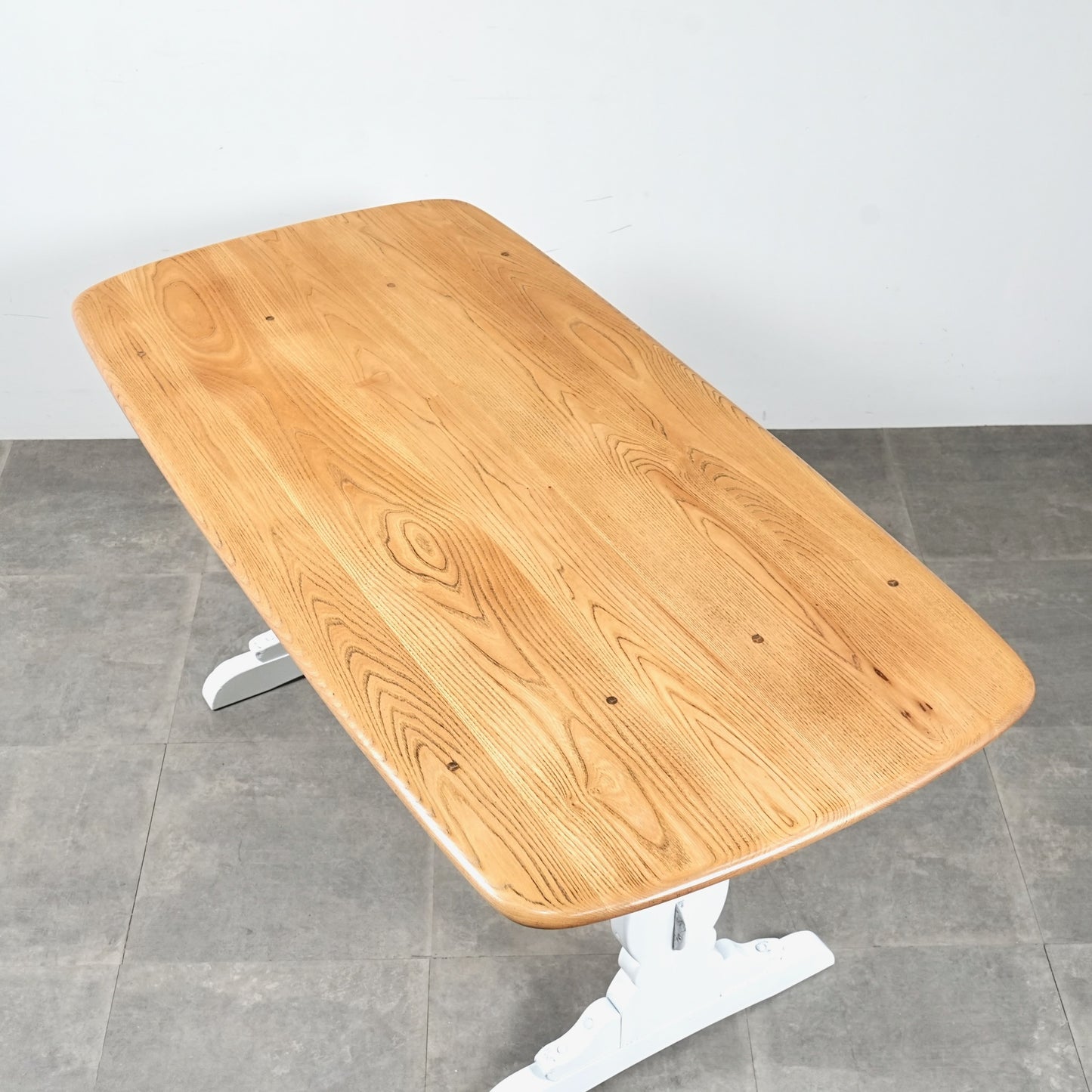 【ERCOL】ヴィンテージ レクタングルテーブル(バイカラー)