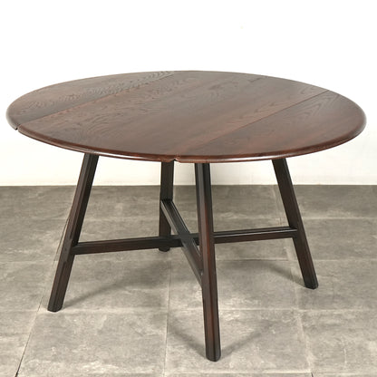 【ERCOL】ヴィンテージ ドロップリーフテーブル(オールドコロニアル)