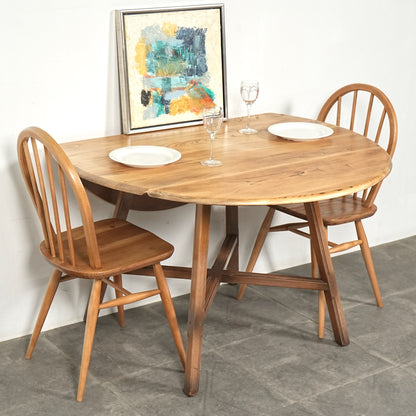 【ERCOL】ヴィンテージ ドロップリーフテーブル(バイカラー)