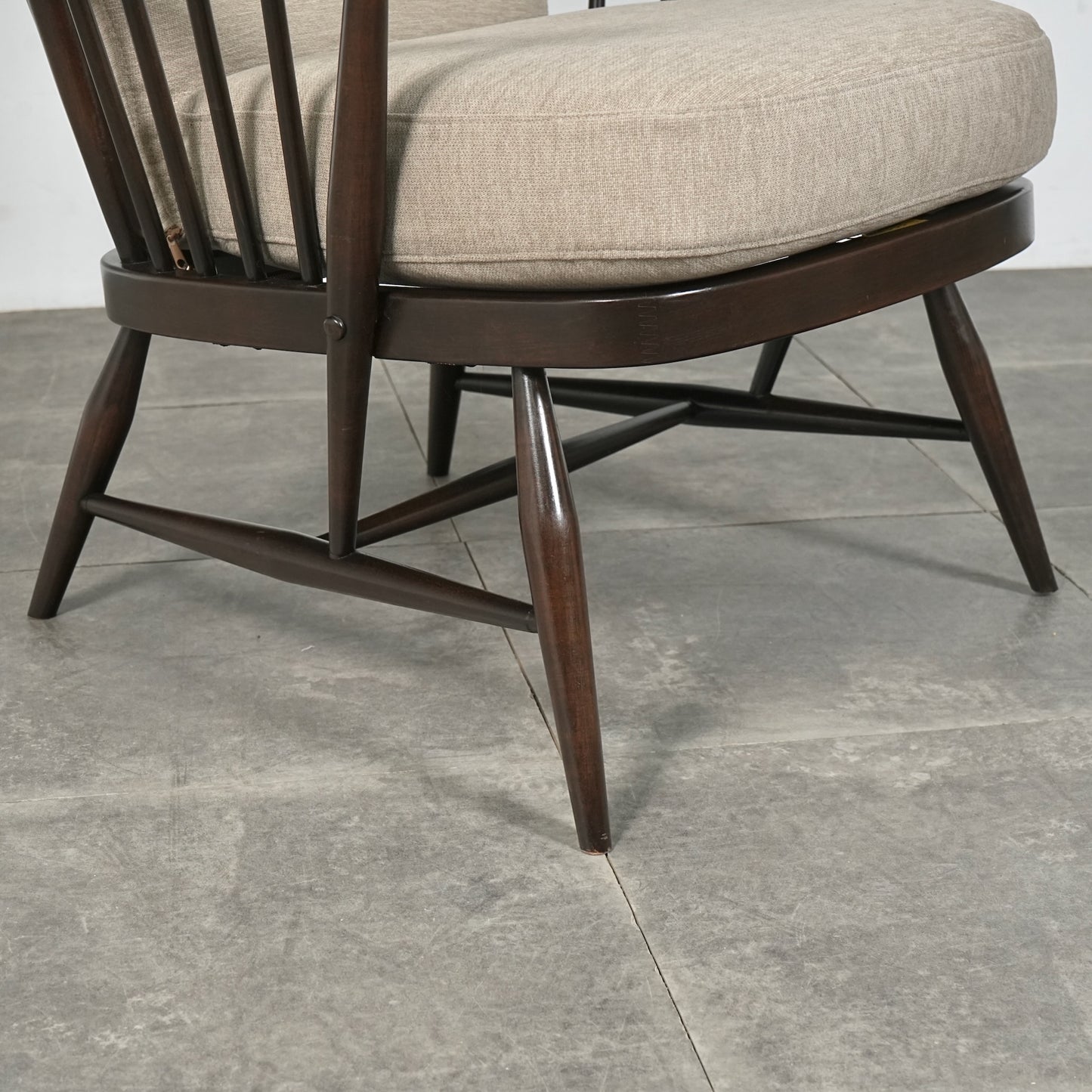 【ERCOL】ヴィンテージ 1Pソファ(イージーチェア)【張替済】