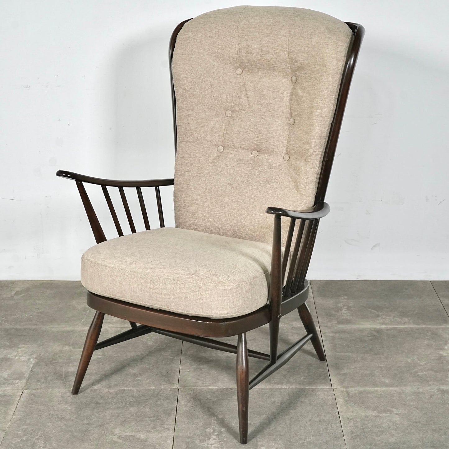 【ERCOL】ヴィンテージ 1Pソファ(イージーチェア)【張替済】