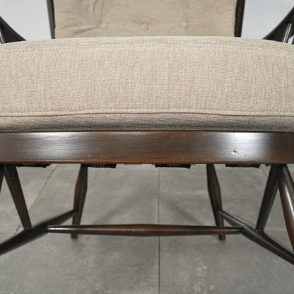 【ERCOL】ヴィンテージ 1Pソファ(イージーチェア)【張替済】