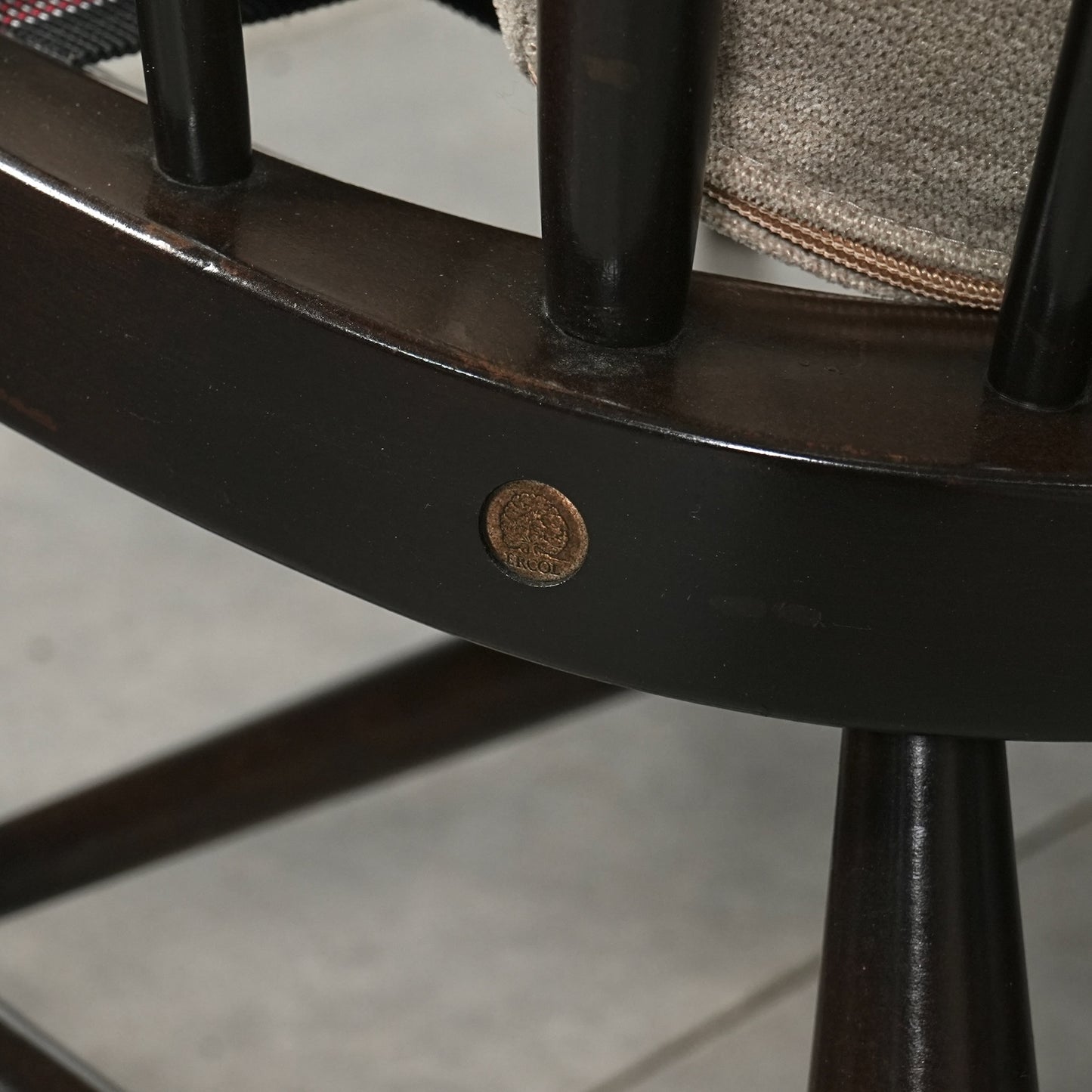 【ERCOL】ヴィンテージ 1Pソファ(イージーチェア)【張替済】