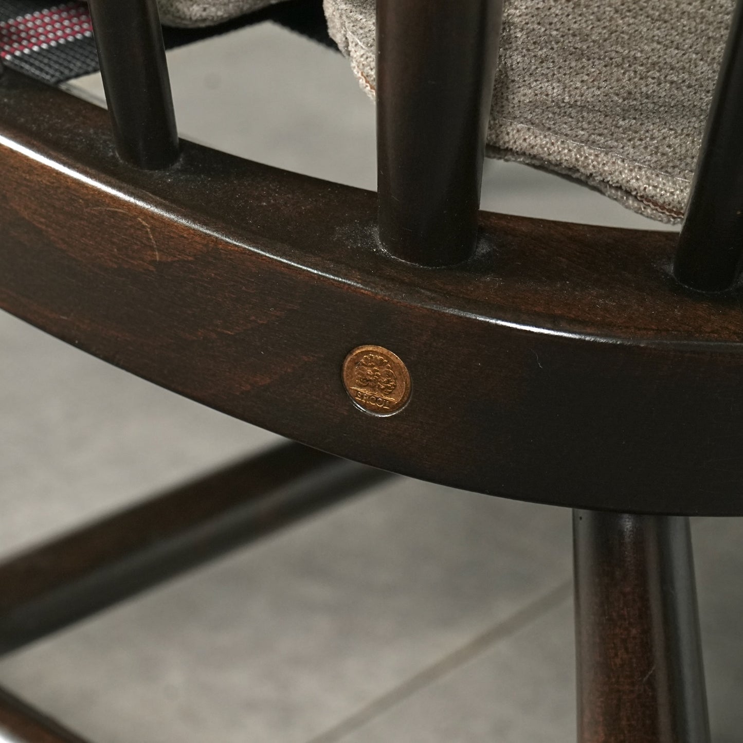 【ERCOL】ヴィンテージ 1Pソファ(イージーチェア)【張替済】