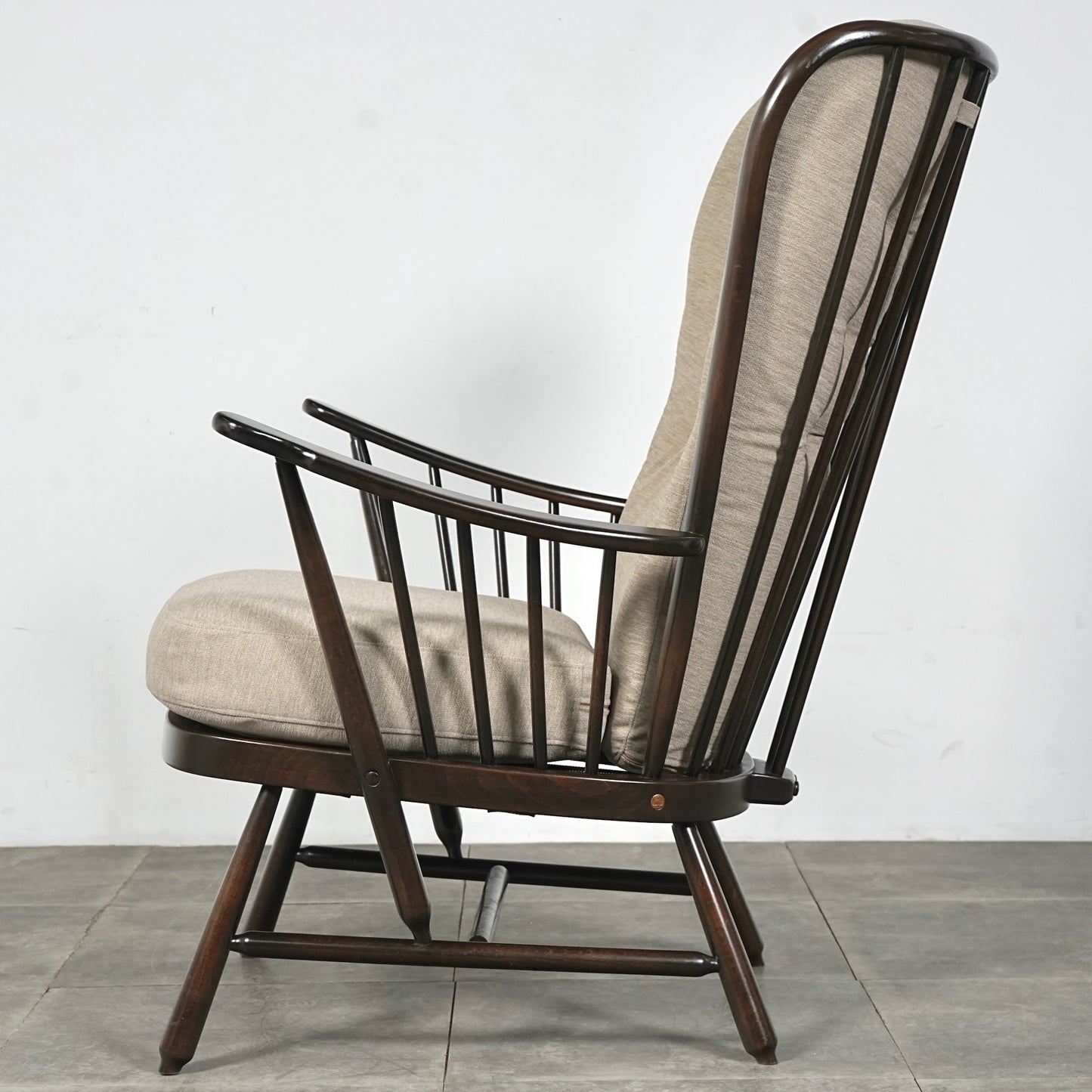 【ERCOL】ヴィンテージ 1Pソファ(イージーチェア)【張替済】