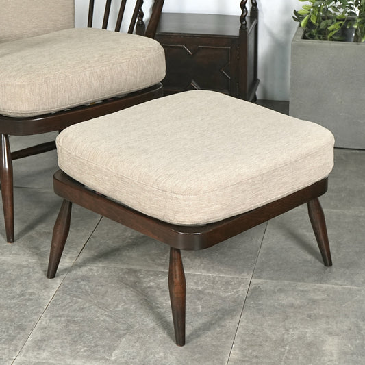 【ERCOL】ヴィンテージ オットマン【張替済】