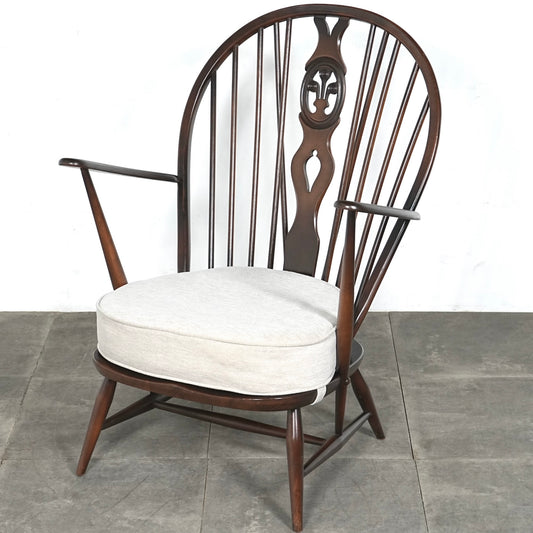 【ERCOL】ヴィンテージ 1Pソファ【張替済】