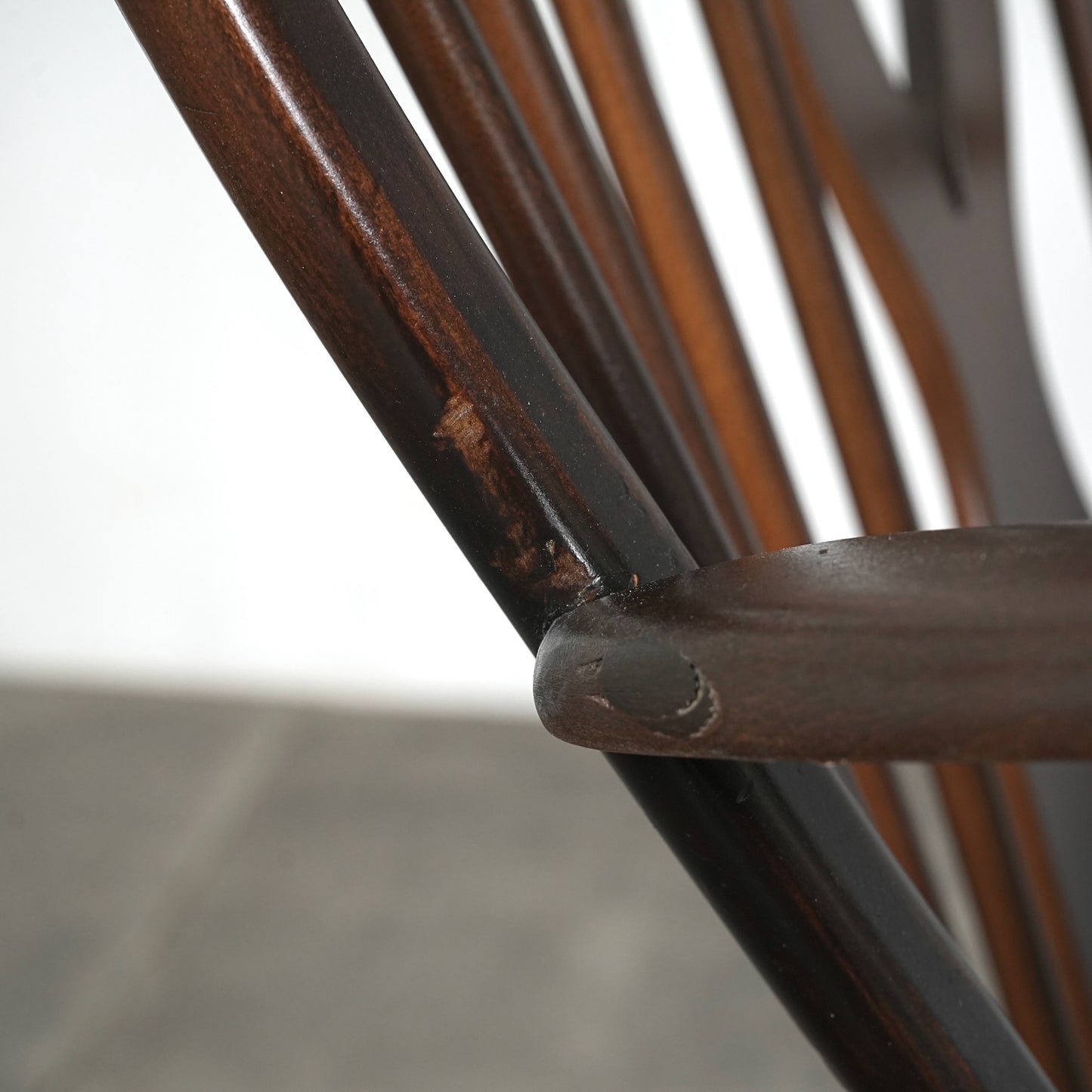 【ERCOL】ヴィンテージ 1Pソファ【張替済】