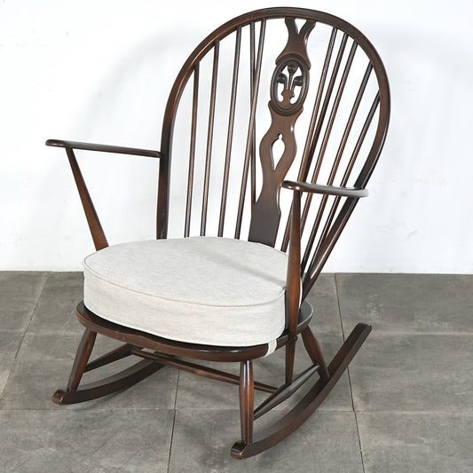 【ERCOL】ヴィンテージ ロッキングチェア【張替済】