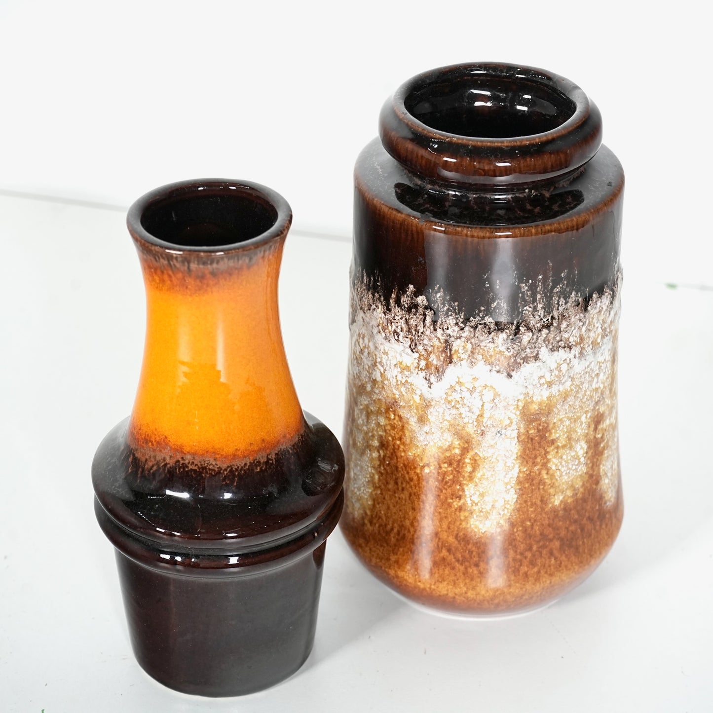 送料無料【Fat Lava】Scheurich 西ドイツ製 フラワーベース 2点セット