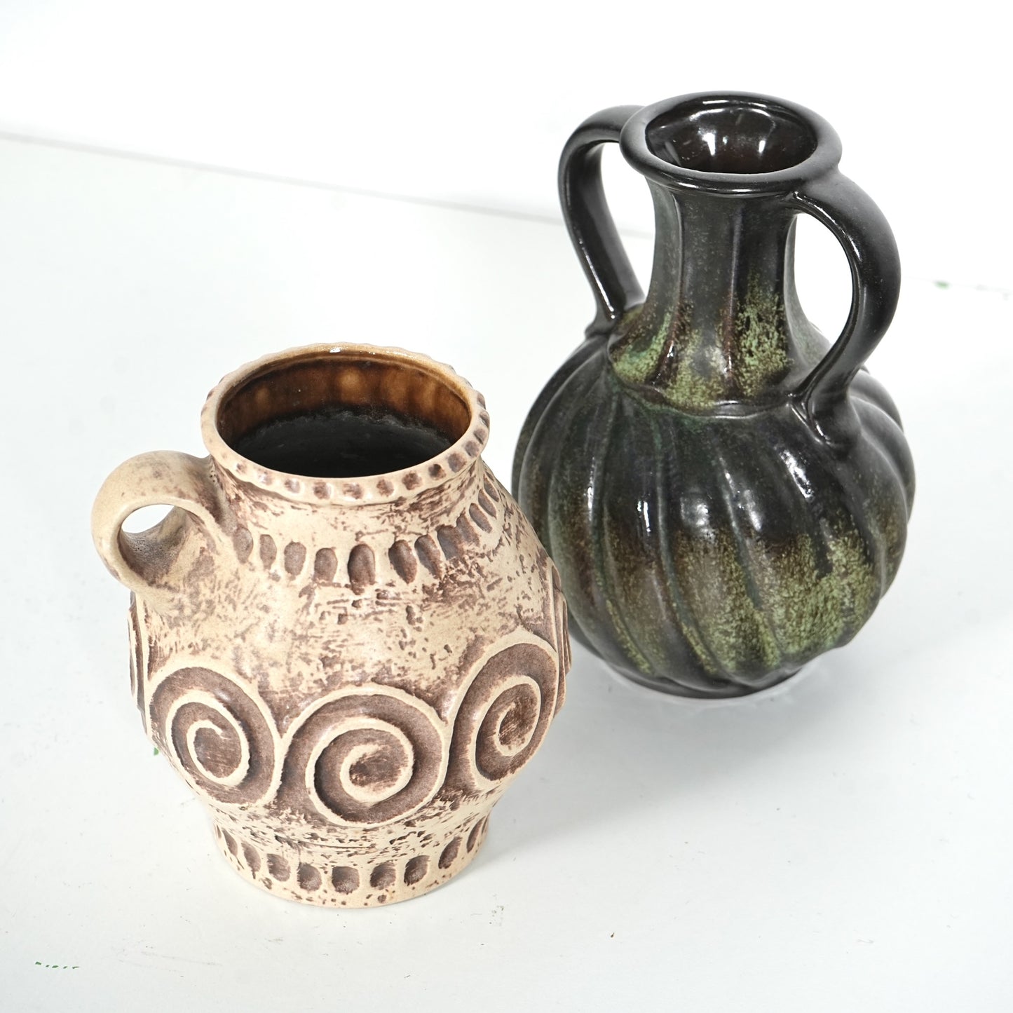 送料無料【Fat Lava】jasba 西ドイツ製 フラワーベース 2点セット